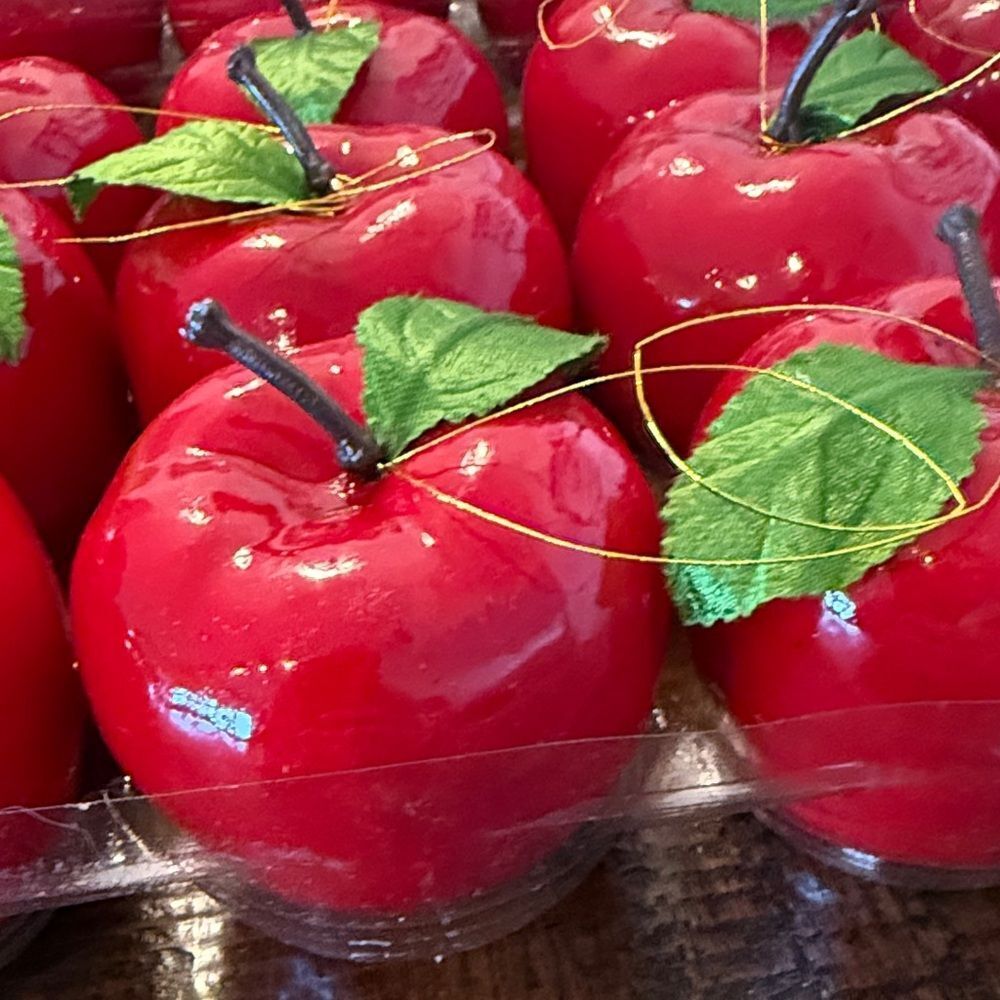 48 Decorative Red Apples - Picture 2 of 9